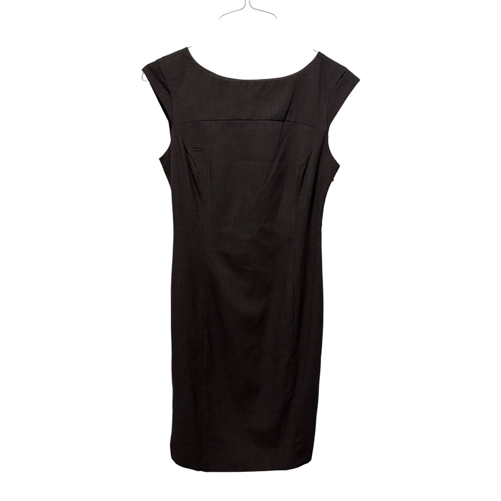Atmosphere Charcoal Gray Sheath Dress Cap Sleeve‎ Professional Size 12